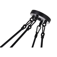 Arkansas Chandeliers Black 4 Light