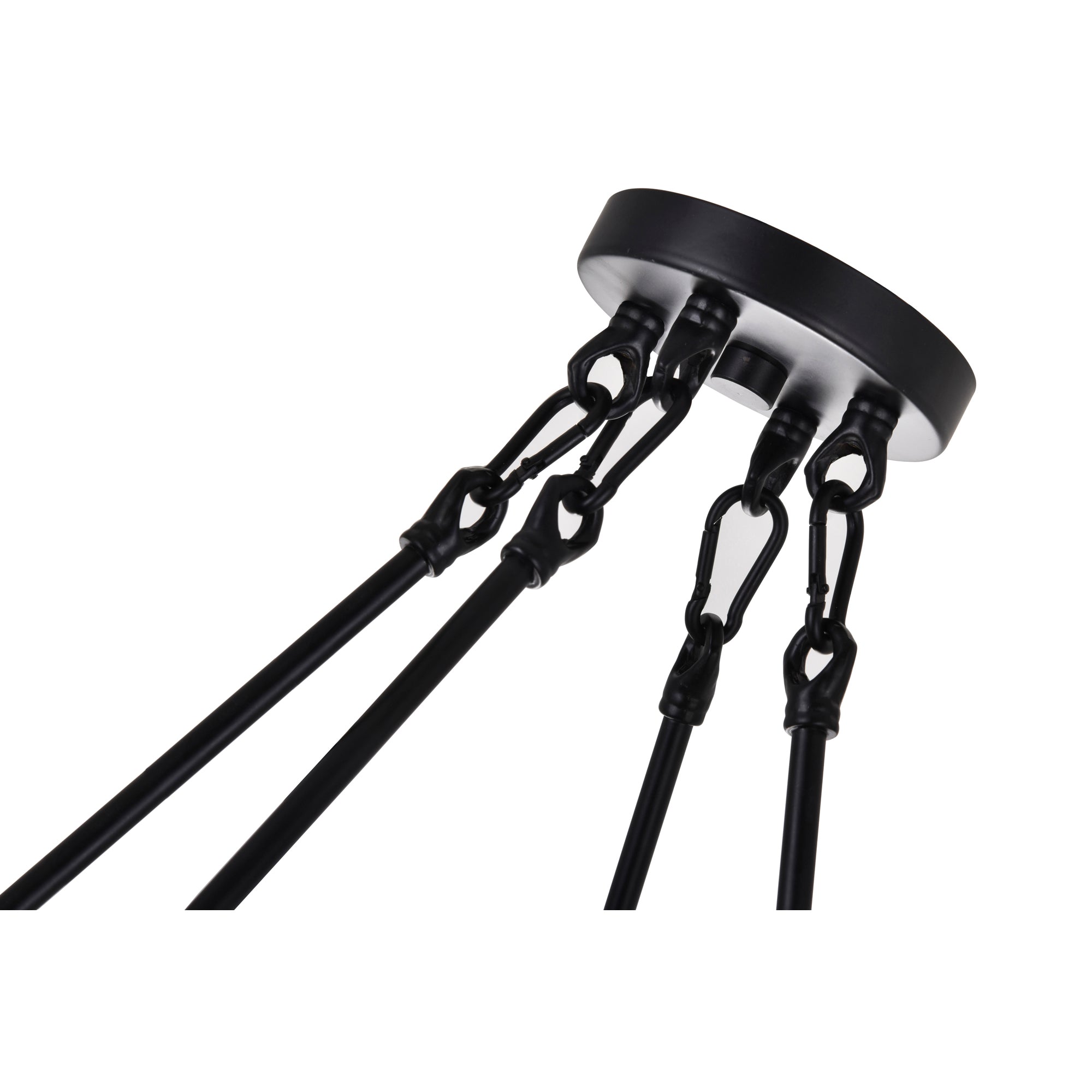 Arkansas Chandeliers Black 4 Light