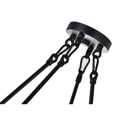 Arkansas Chandeliers Black 4 Light