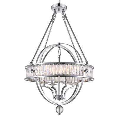Arkansas Chandeliers 4 Light Chrome Finish