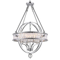 Arkansas Chandeliers 4 Light Chrome Finish