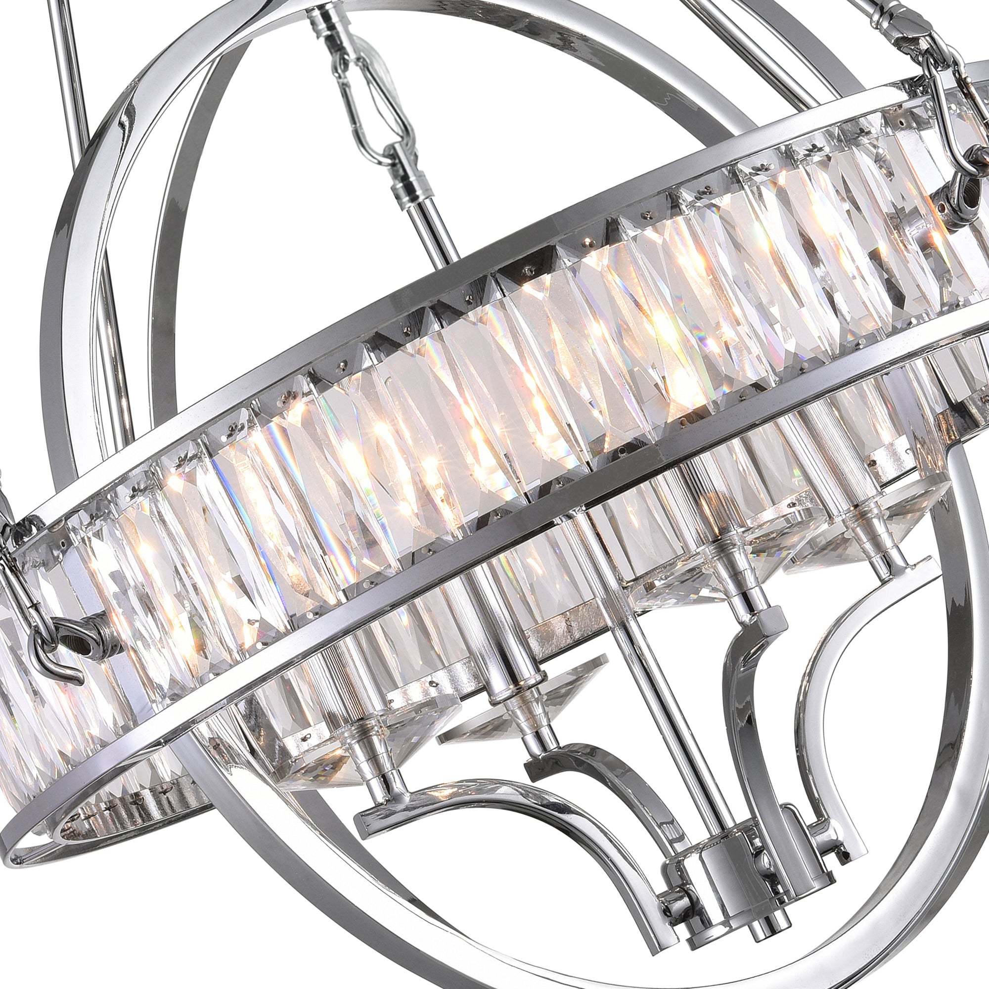 Arkansas Chandeliers 4 Light Chrome Finish