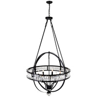Arkansas Chandeliers 6 Light Black Frame