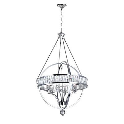 Arkansas Chandelier Chrome 6 Lights