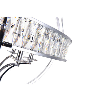 Arkansas Chandelier Chrome 6 Lights
