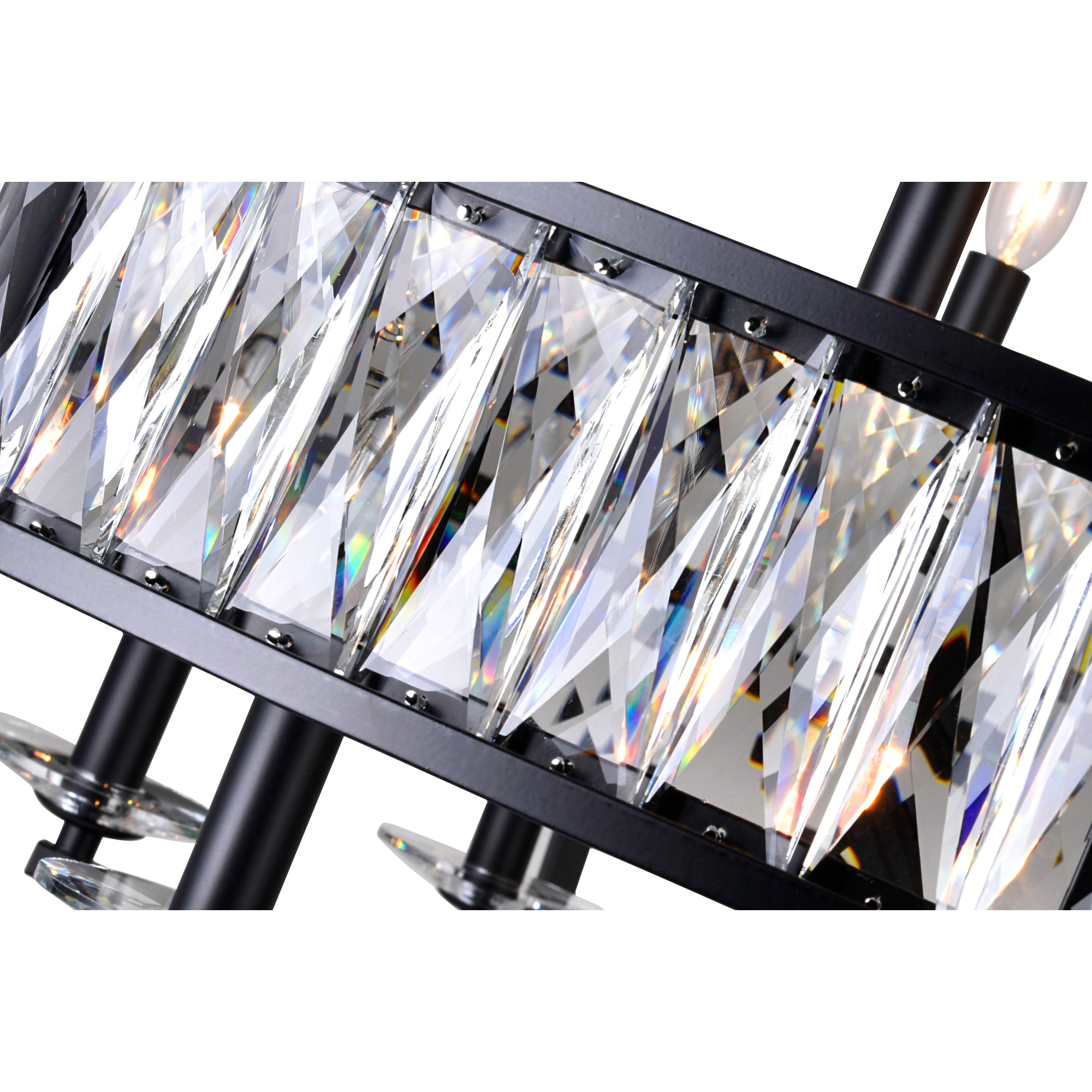 Arkansas Chandeliers 12 Light Black Finish