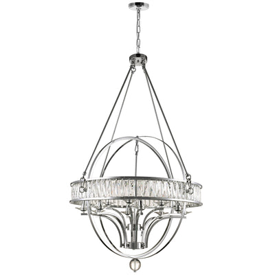 Arkansas Chandelier 12 Light Chrome
