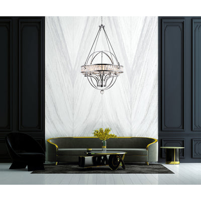 Arkansas Chandelier 12 Light Chrome