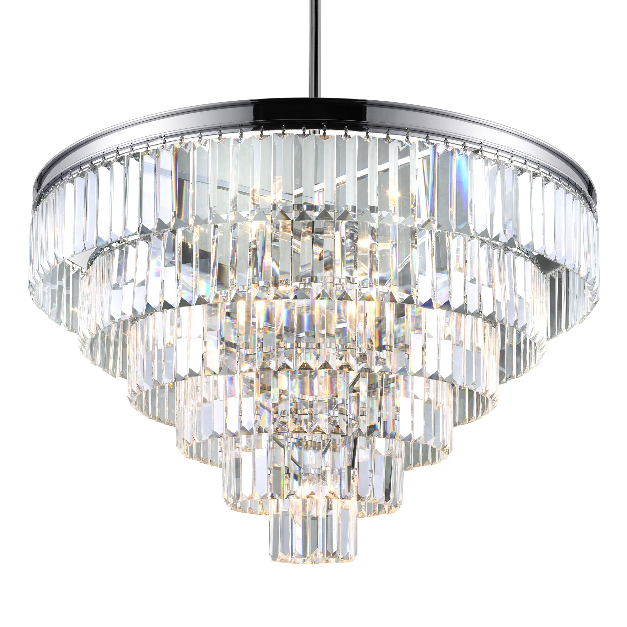 Weiss Chandeliers 12 Light Chrome