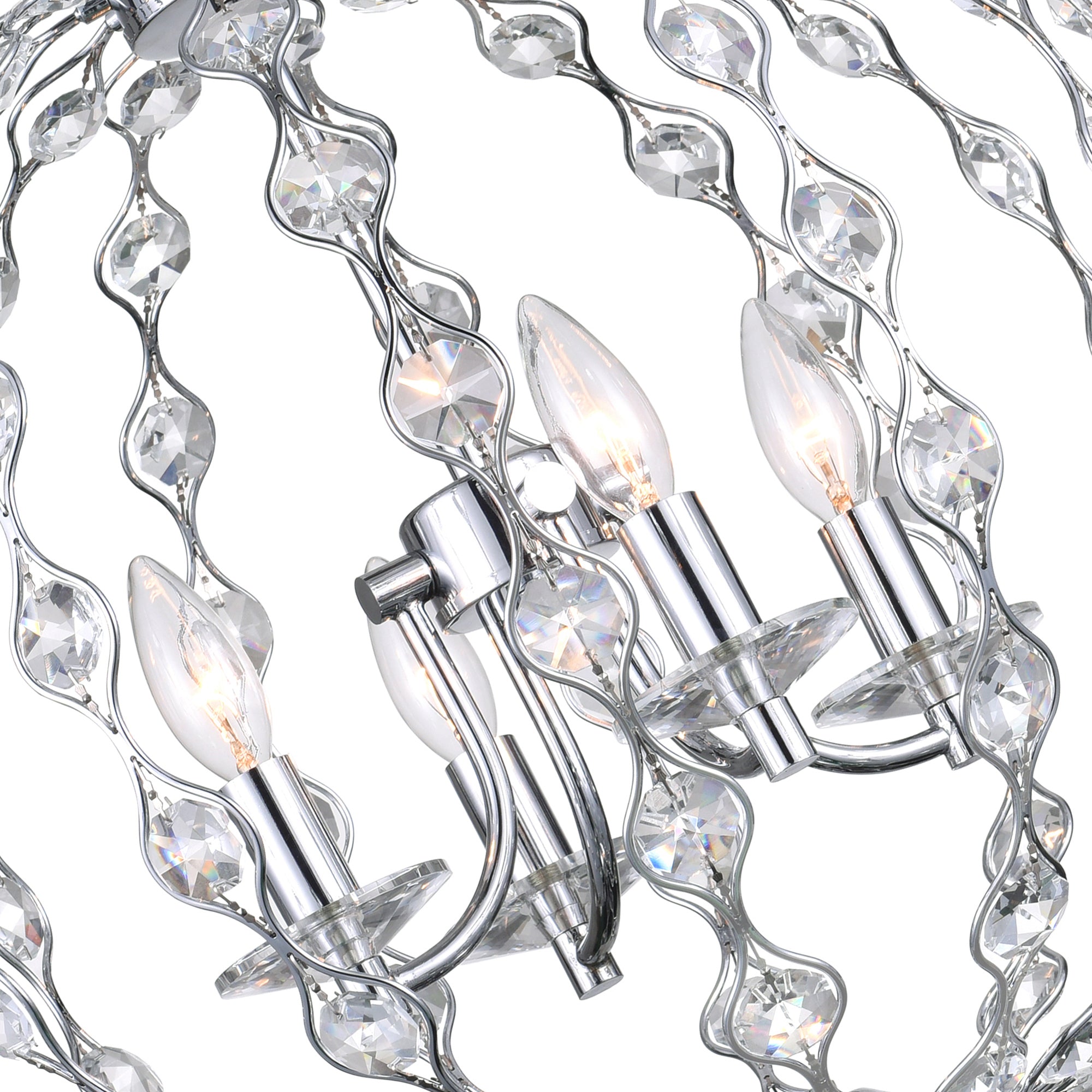 Esia 4 Light Chrome Chandelier