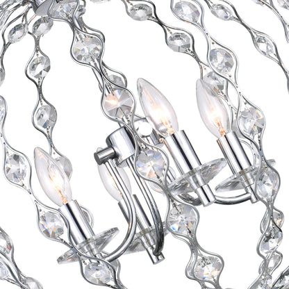 Esia 4 Light Chrome Chandelier