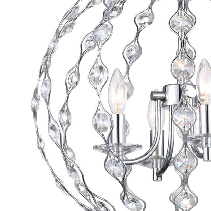 Esia 4 Light Chrome Chandelier
