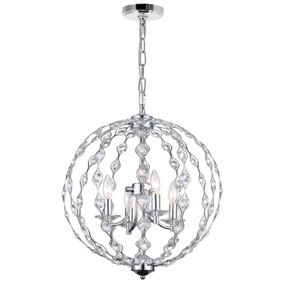 Esia 4 Light Chrome Chandelier
