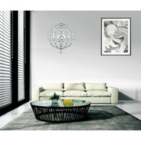 Esia 8 Light Chrome Chandelier