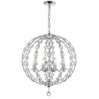 Esia 8 Light Chrome Chandelier