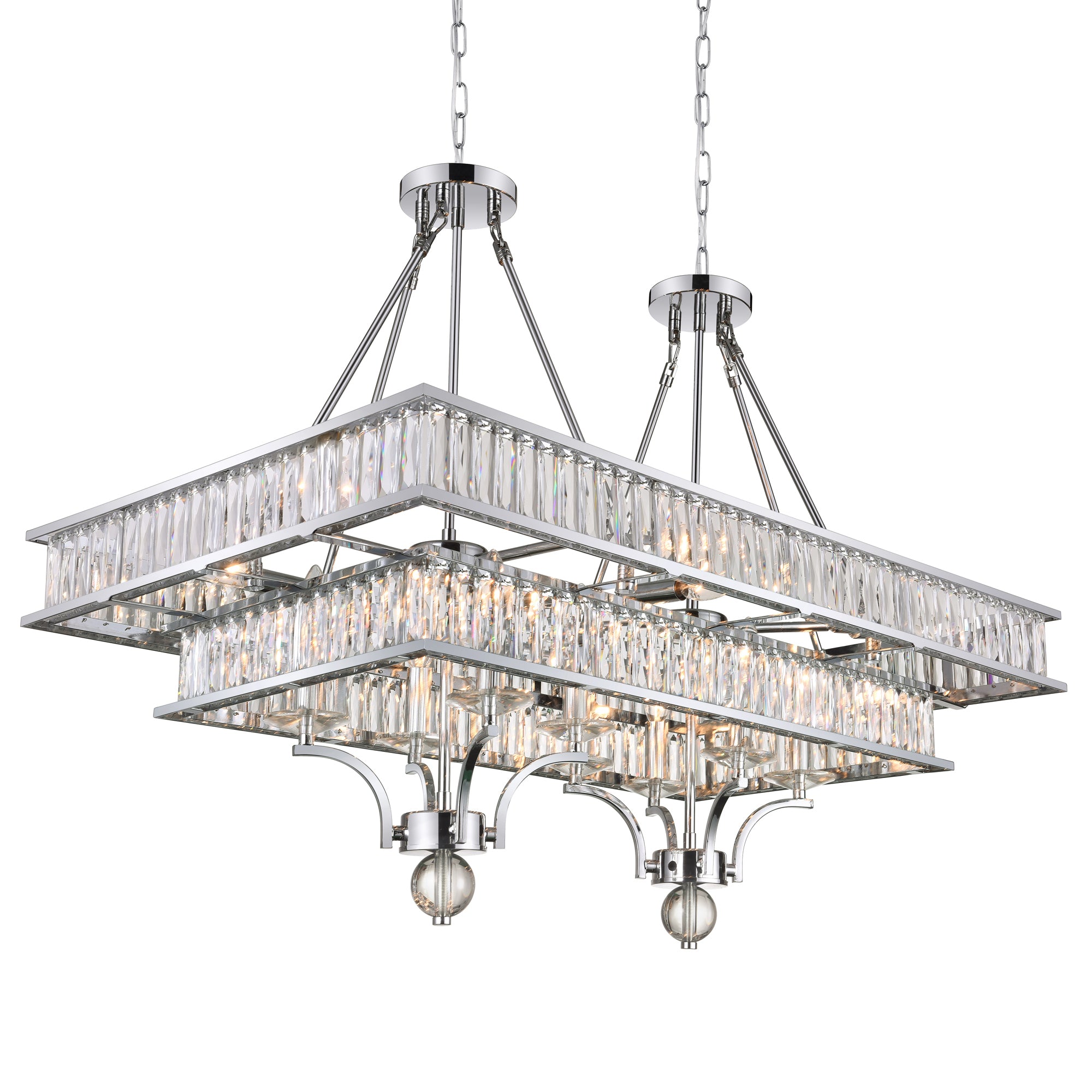 Shalia 16 Light Chrome Chandelier