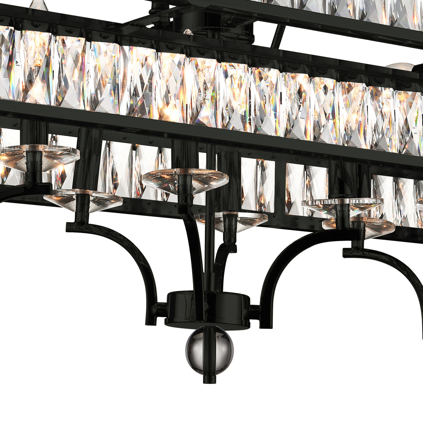Shalia 20 Light Black Chandelier