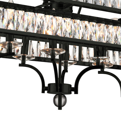 Shalia 20 Light Black Chandelier