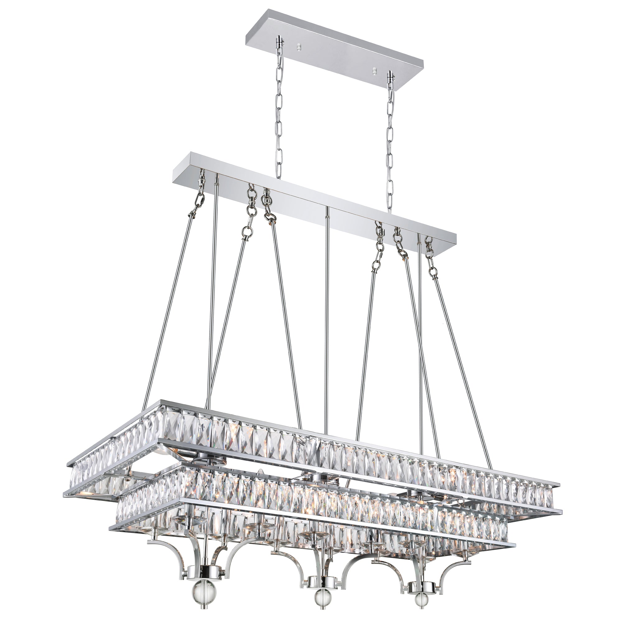 Shalia 20 Light Chrome Chandelier