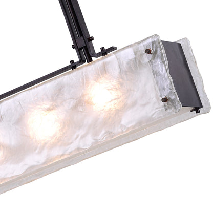 Assunta 4 Light Black Chandelier