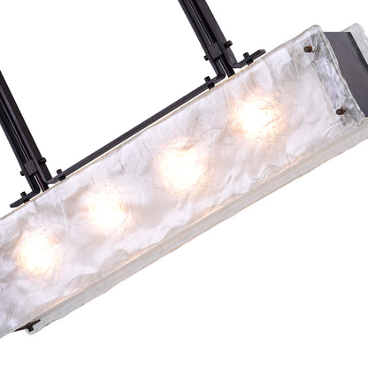 Assunta 4 Light Black Chandelier