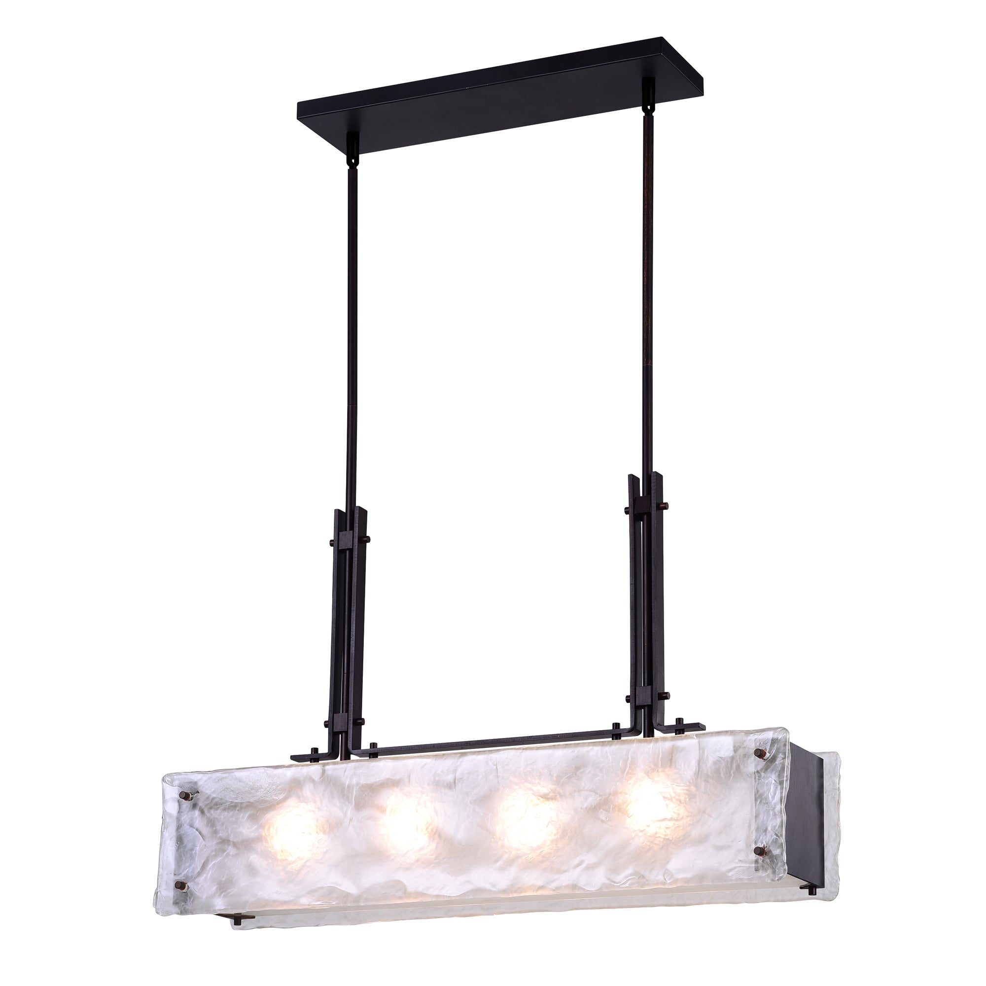 Assunta 4 Light Black Chandelier