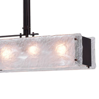 Assunta 6 Light Black Chandelier