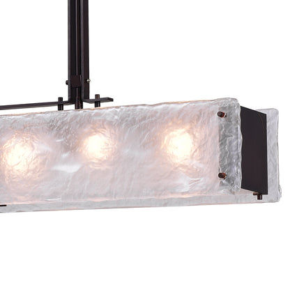 Assunta 6 Light Black Chandelier