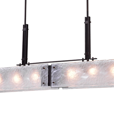 Assunta 6 Light Black Chandelier