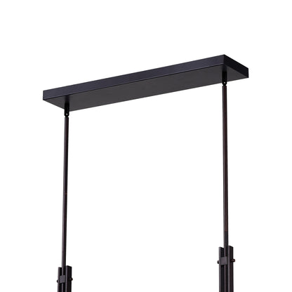 Assunta 6 Light Black Chandelier
