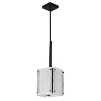 Assunta 1 Light Black Pendant