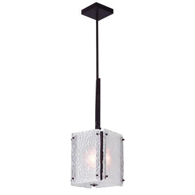 Assunta 1 Light Black Pendant