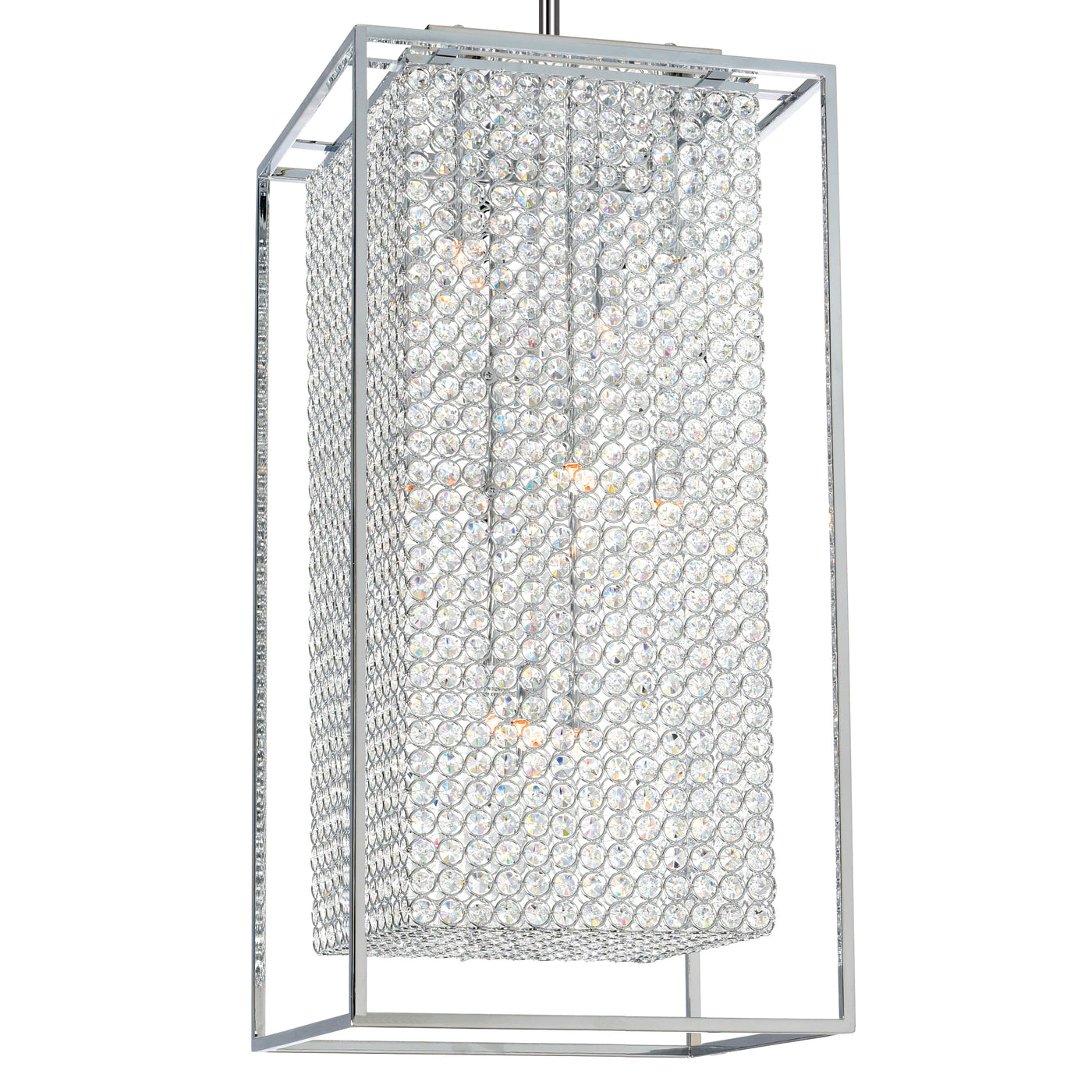 Cube 11 Light Chrome Chandelier