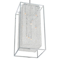 Cube 11 Light Chrome Chandelier