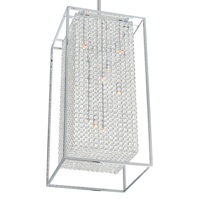 Cube 11 Light Chrome Chandelier