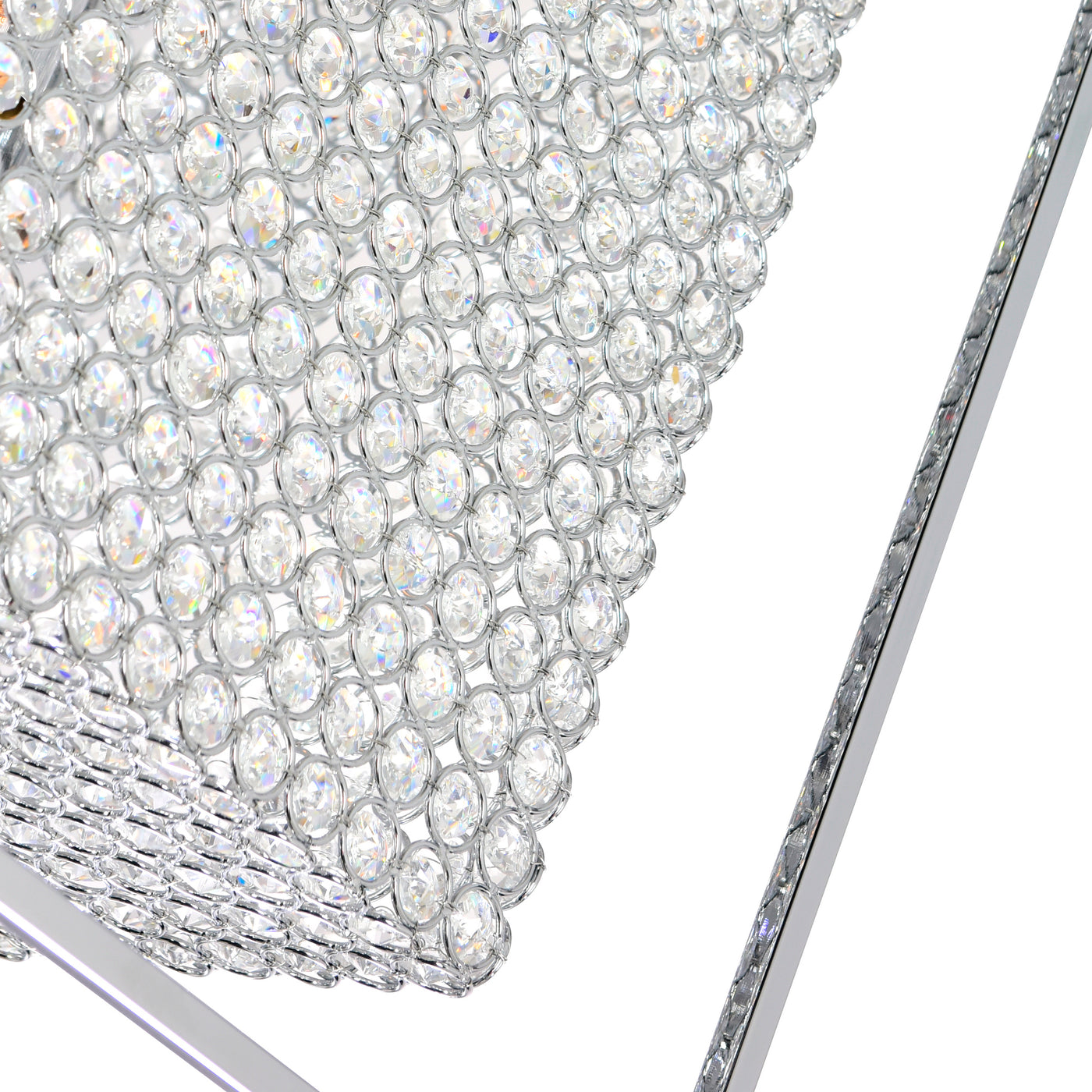 Cube 11 Light Chrome Chandelier