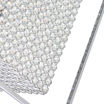 Cube 11 Light Chrome Chandelier