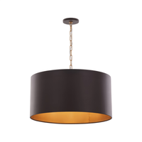 Cannery 4 Light Drum Pendant