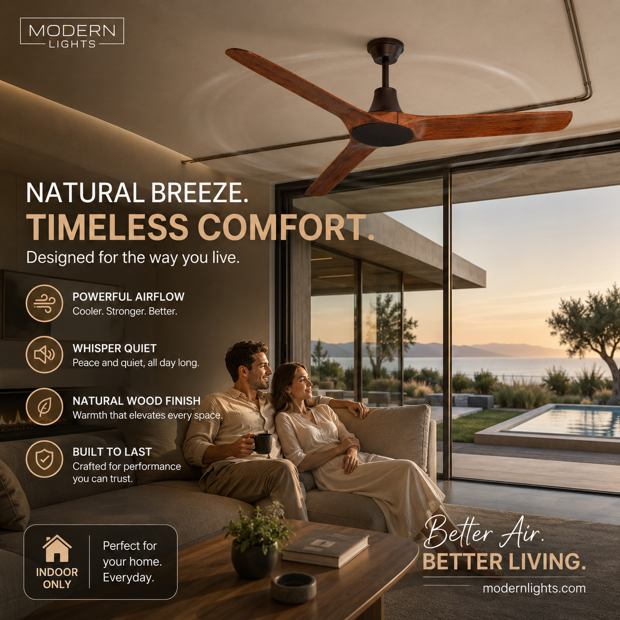 Abyss 56 Inch Wet Rated Fan Oil Rubbed Bronze
