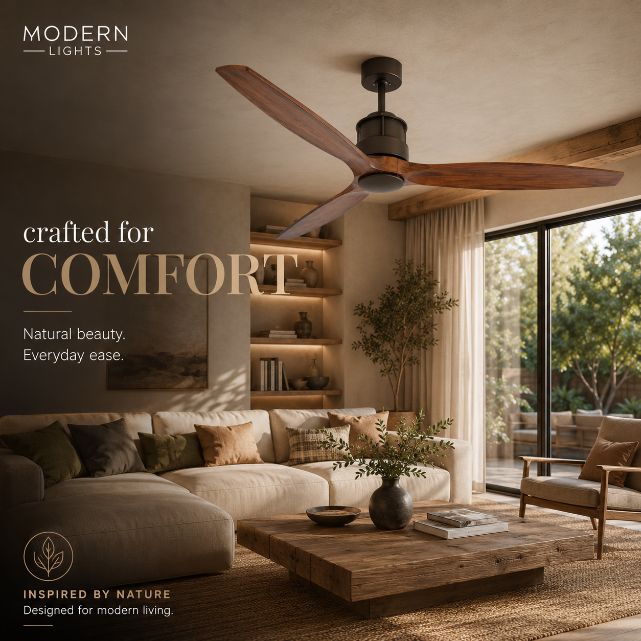 Akmani 60 Inch Bronze Fan with 0 Lights and Remote