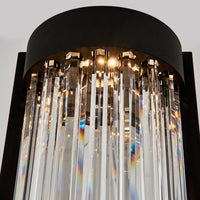 10.5'' Cilindro Esterno 1 Light Matte Black (fluorocarbon) Outdoor Wall Sconce