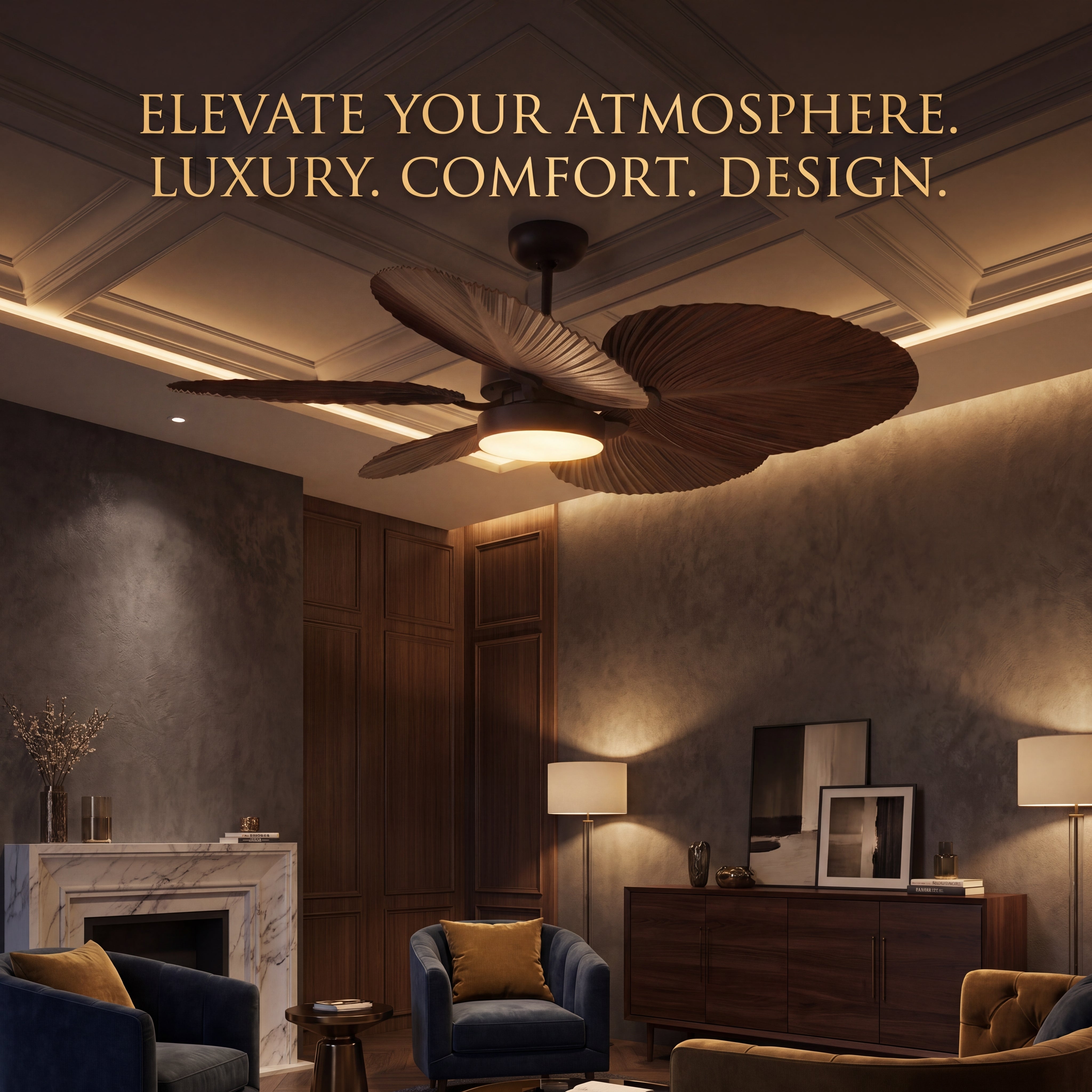 Bali 52 Inch Bronze Fan with LED Light and Remote Control