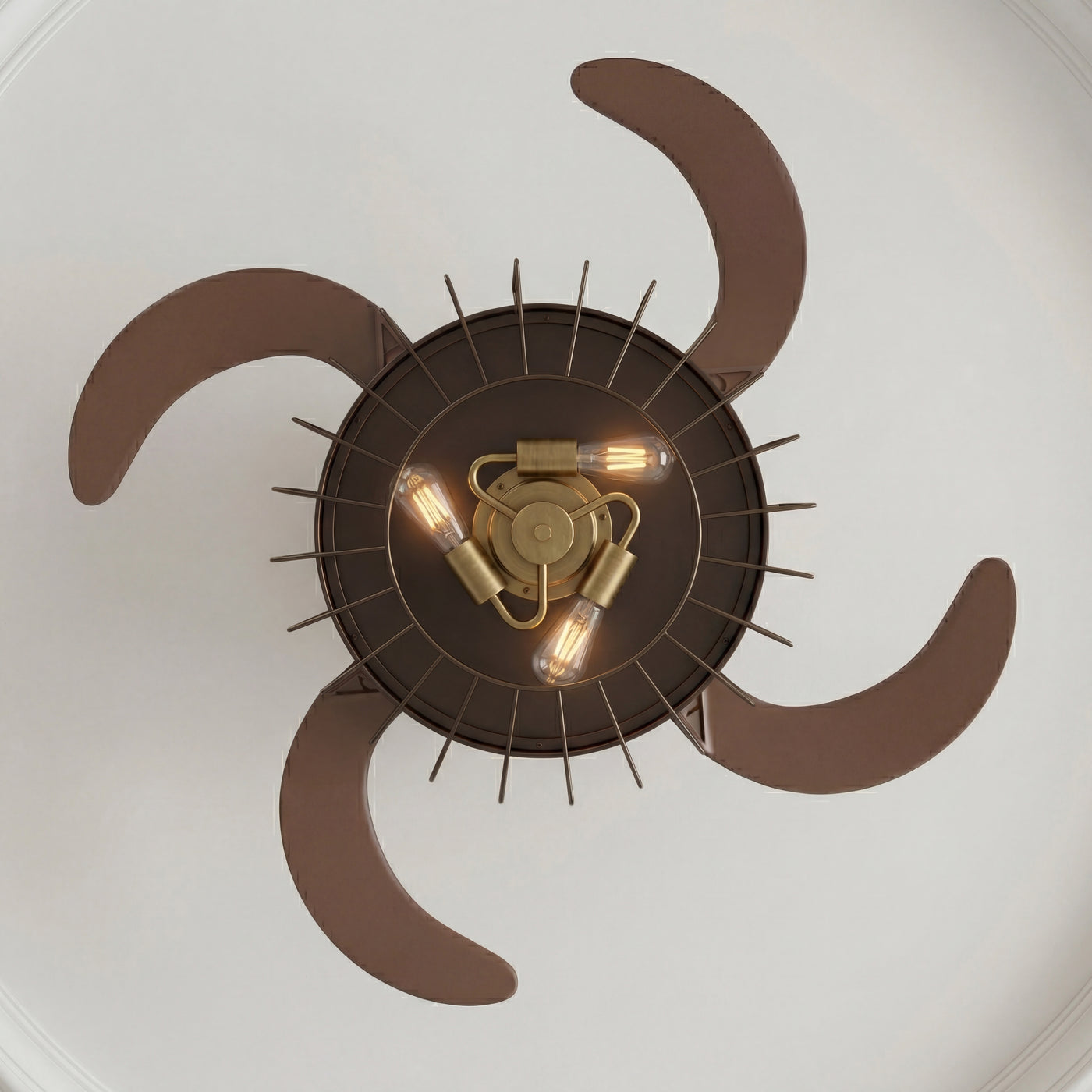 48 Inch Oil Rubbed Bronze Retractable Blade Ceiling Fan