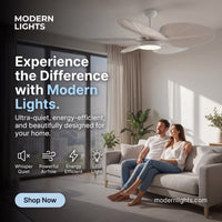 Bali 52 Inch White Fan with LED Light Antique White with Remote Included