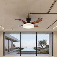 36 Inch Oil Rubbed Bronze Retractable Blade Ceiling Fan