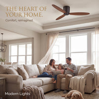 52 Inch DC Bronze Fan in Oil Rubbed Bronze with Remote