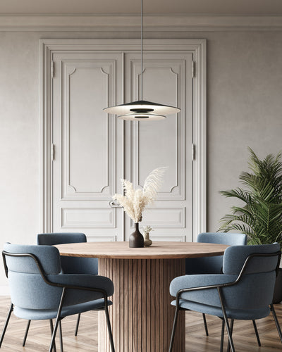 Cruz 24-in Tiered Dimmable LED Pendant