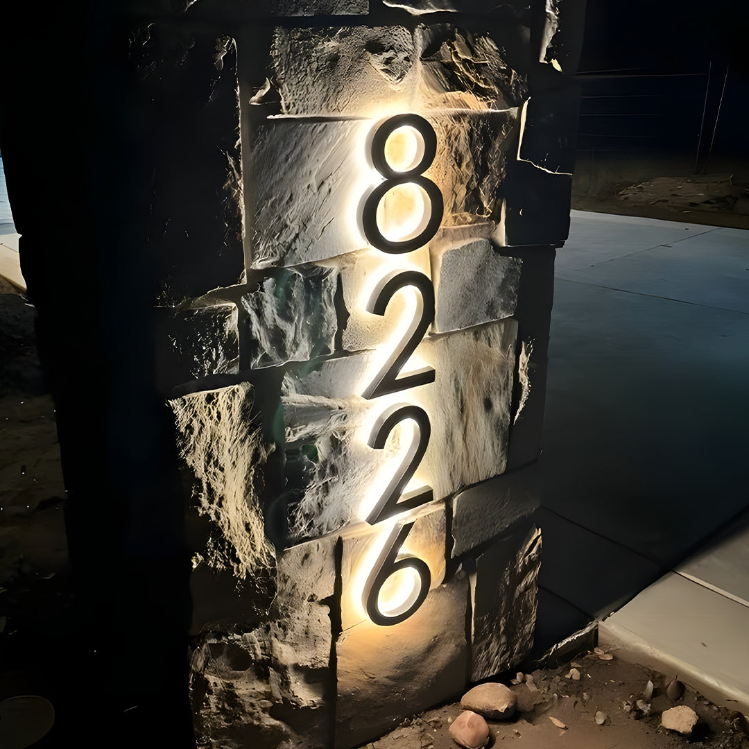 Custom Business Address - Stainless Steel