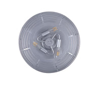 Carbondale 48 Inch 3 Light Silver Ceiling Fan with Retractable Blades