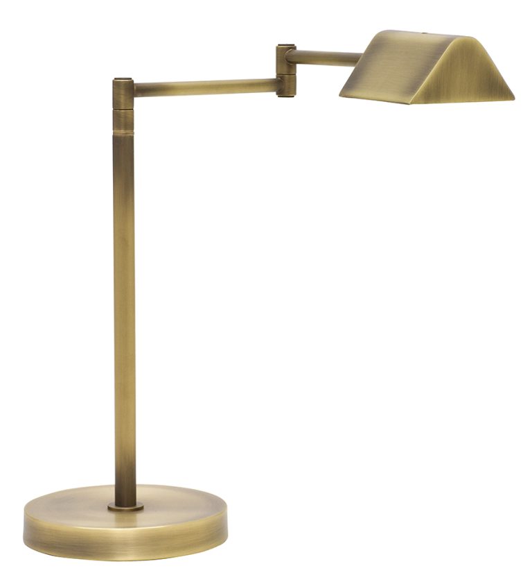 18-inch Delta Antique Brass Table Lamp